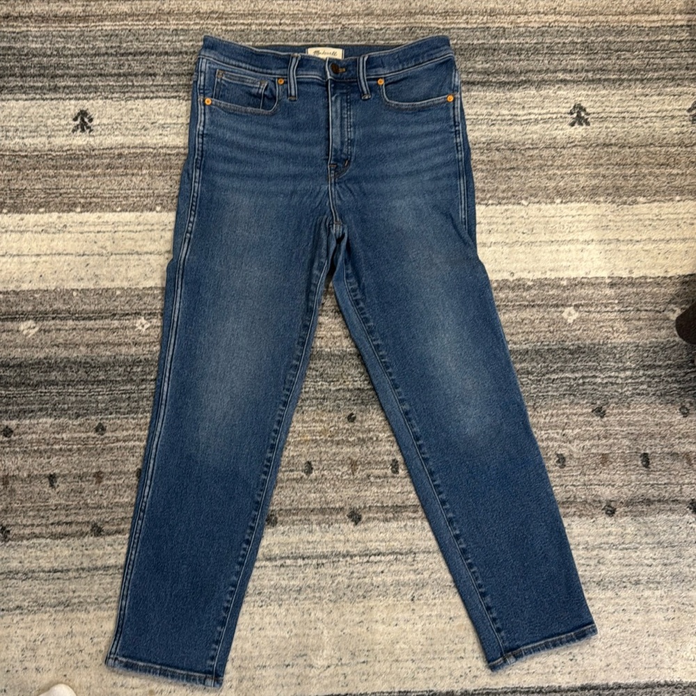 Madewell denim, Stovepipe, Size 28.